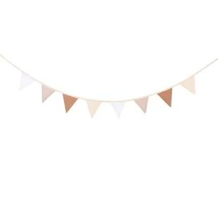 Girlanda, proporczyk, Karmelowa słodycz, 245x18 cm - Wyposażenie pokoiku dziecięcego - miniaturka - grafika 1