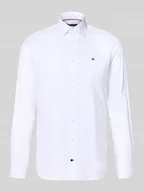 Koszule męskie - Koszula biznesowa o kroju regular fit z czystej bawełny - miniaturka - grafika 1