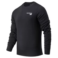 Bluzy sportowe męskie - Bluza New Balance MT03911BK - czarna - miniaturka - grafika 1