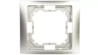Klawisze i ramki - Kontakt Simon BASIC NEOS Ramka SREBRNY MAT BMRC1/43 - miniaturka - grafika 1