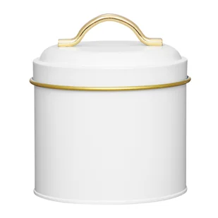 30804 Styowy Pojemnik z pokrywką Royal 750 ml biały AMBITION - Pojemniki kuchenne - miniaturka - grafika 1