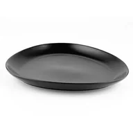 Talerze - Talerz płytki Gaja Black 30 cm czarny - miniaturka - grafika 1