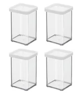 Pojemniki kuchenne - Zestaw 4 pojemników na żywność 1 L LOFT ROTHO - miniaturka - grafika 1