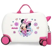 Walizki - Joumma Disney Minnie Helpers walizka dziecięca biała 45 x 31 x 20 cm twardy ABS 24,6 l 1,8 kg 4 koła bagaż podręczny, biała, walizka dziecięca - miniaturka - grafika 1