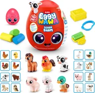 Zabawki interaktywne dla dzieci - Zuru Eggy Wawa Surprise Egg Large - surprise farm playset - miniaturka - grafika 1