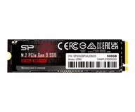 Dyski SSD - Silicon Power Dysk SSD UD80 500GB M.2 PCIe Gen3x4 NVMe (3400/2300 MB/s) SP500GBP34UD8005 - miniaturka - grafika 1