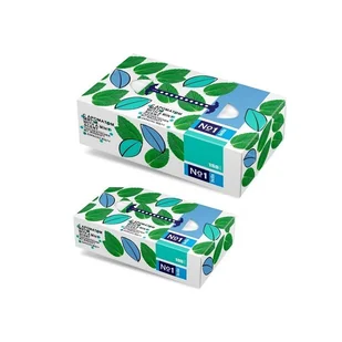 Bella Chusteczki higieniczne No1, miętowe 150 szt. Kartonik |   BE-042-U150-014 - Chusteczki higieniczne - miniaturka - grafika 1
