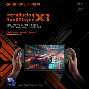 Ręczny PC do gier One Netbook OneXPlayer X1, Intel Ultra 7-155H, wyświetlacz 10,95 cali 2560*1600 120Hz, 64GB RAM 4TB SSD - Konsole i gry retro - miniaturka - grafika 6