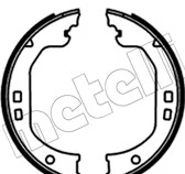 Szczęki hamulcowe - Zestaw szczęk hamulcowych, hamulec postojowy Metelli 53-0742 - miniaturka - grafika 1