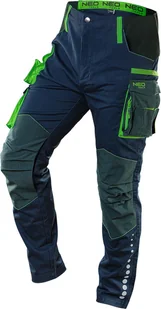 Neo Spodnie robocze PREMIUM, 62% bawełna, 35% poliester, 3% elastan, rozmiar XL (81-226-XL) - Odzież robocza - miniaturka - grafika 1