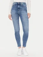 Spodnie damskie - Tommy Jeans Jeansy Sylvia Hgh Skn Bi0234 Co DW0DW20655 Niebieski Slim Fit - miniaturka - grafika 1