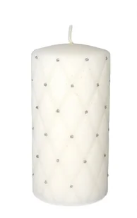 Lumarko Lumarko Świeca Walec Duży Parafin 7xh18cm Biały! BC2995 Mondex - Świece - miniaturka - grafika 1