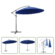 Parasole ogrodowe - The Living Store Parasol ogrodowy - wiszący - niebieski - 3 m - słupek aluminiowy - Parasol - miniaturka - grafika 1