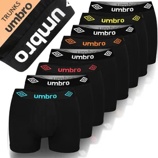 UMBRO Set 8 Pack PREMIUM męskie bokserki bawełniane elastyczny krój, miękkie majtki dla mężczyzn doskonały komfort i jakość, M - Majtki męskie - miniaturka - grafika 1