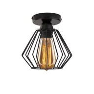 Lampy sufitowe - Minimalistyczny plafon loftowy w kolorze czarnym MARANA LOFT - miniaturka - grafika 1