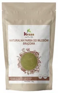 Farby do włosów i szampony koloryzujące - Kvaas Naturalna Ziołowa Farba Henna Do Włosów Brązowa Brąz 100g - miniaturka - grafika 1