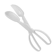 Pozostałe akcesoria kuchenne - Białe szczypce do sałatek Metaltex - miniaturka - grafika 1
