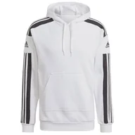 Bluzy sportowe męskie - Adidas, Bluza męska Squadra 21 Sweat Hoody GT6637, biała - miniaturka - grafika 1