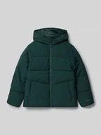 Kurtki i płaszcze dla chłopców - Kurtka pikowana o kroju regular fit z nadrukiem logo model ‘Global’ - miniaturka - grafika 1