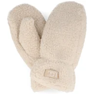 Rękawiczki - Rękawiczki zimowe damskie jednopalczaste WINTER FLUFF BEIGE - miniaturka - grafika 1