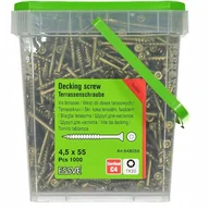 Wkręty - Wkręty TARASOWE Corrseal ESSVE Classic 4,5 x 55 mm STARE ZŁOTO 1000 szt. - miniaturka - grafika 1