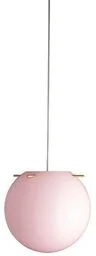 Frandsen - Koi Lampa Wisząca Ø19 Opal Rose/Brass Frandsen - Lampy sufitowe - miniaturka - grafika 1