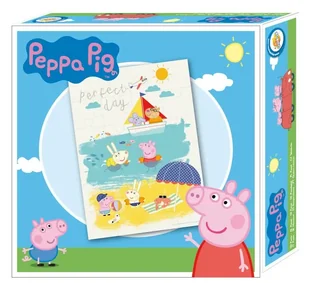 Puzzle ŚWINKA PEPPA 24 elementów- perfekcyjny dzień - Puzzle - miniaturka - grafika 1