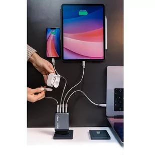 Verbatim GNC-100 GaN Charger 100W with - Ładowarki do telefonów - miniaturka - grafika 4