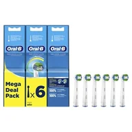 Końcówki do szczoteczek elektrycznych - Oral-B Precision Clean Wymienne główki szczoteczki do zębów | Głowy | Dla dorosłych | Liczba główek szczoteczki w zestawie: 6 | Biały - miniaturka - grafika 1
