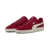 Buty trekkingowe damskie - Sneakersy Smash 3.0 PUMA Dark Crimson Warm White Red - miniaturka - grafika 1