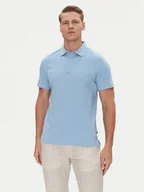 Koszulki męskie - JOOP! Polo 17 JJ-10Preston 30045540 Błękitny Modern Fit - miniaturka - grafika 1