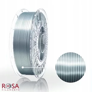 Filament ROSA3D PLA SILK 1,75mm 800g Stalowy Steel - Filamenty i akcesoria do drukarek 3D - miniaturka - grafika 1