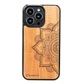 Etui i futerały do telefonów - Bewood Drewniane etui iPhone 13 Pro MANDALA JABŁOŃ BWD08689 - miniaturka - grafika 1