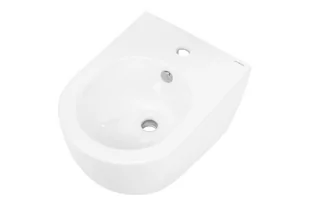 UpTrend Caneo Bidet podwieszany 49x36 cm krótki biały połysk TR5151 - odbiór osobisty: Kraków, Warszawa - Bidety - miniaturka - grafika 1
