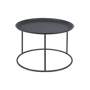WOOOD Stolik Ivar L 56cm ciemnoszary 375446-A - Ławy i stoliki kawowe - miniaturka - grafika 1