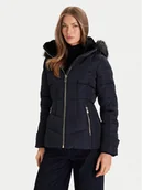 Kurtki damskie - Morgan Kurtka puchowa 252-GITELA Granatowy Regular Fit - miniaturka - grafika 1