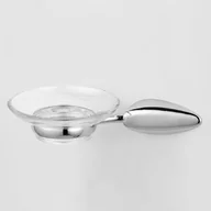 Mydelniczki i dozowniki mydła - Mydelnica szklana seria 1900 chrom - miniaturka - grafika 1