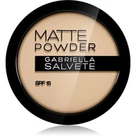 Pudry do twarzy - Gabriella Salvete Matte Powder SPF15 8g W Puder odcień 1 74784 - miniaturka - grafika 1