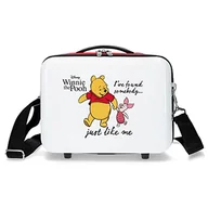 Walizki - Disney Winnie The Pooh walizka kabinowa, wielokolorowa, 38 x 55 x 20 cm, ABS, boczne zamknięcie kombinowane, kolorowy, kosmetyczka - miniaturka - grafika 1
