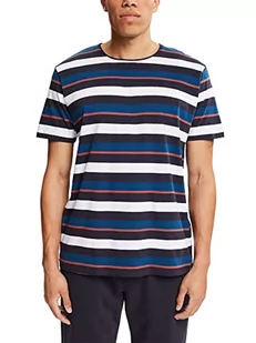 edc by ESPRIT T-shirt męski 992CC2K307, 402/NAVY 3, XXL - Koszulki męskie - miniaturka - grafika 1