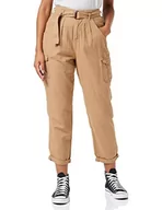 Spodnie damskie - MUSTANG Damskie spodnie typu cargo jeans, Tannin 3142, 32W / 32L - miniaturka - grafika 1