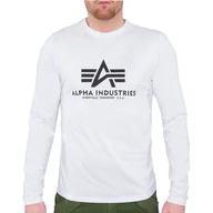 Kimona, stroje i obuwie - Longsleeve ALPHA INDUSTRIES BASIC biały 100510 09-XXL - miniaturka - grafika 1