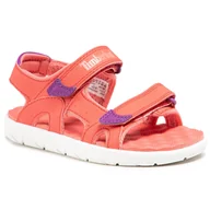 Sandały damskie - Timberland Sandały Perkins Row 2-Strap TB0A2D1R801 Dark Pink - miniaturka - grafika 1