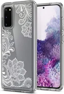 Etui i futerały do telefonów - Spigen Etui Ciel Galaxy S20 białe kwiaty 8809685626619 - miniaturka - grafika 1