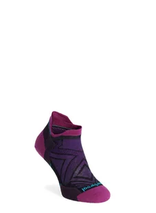 Skarpety merino damskie Smartwool Run Zero Cushion Low Ankle Socks - charcoal - Skarpetki i podkolanówki sportowe - miniaturka - grafika 1