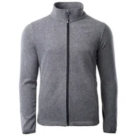 Bluzy sportowe męskie - Męska bluza Hi-Tec Henis Rozmiar: XXL / Kolor: szary - miniaturka - grafika 1