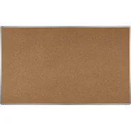 Tablice i flipcharty - ekoTAB Tablica tekstylna ekoTAB w aluminiowej ramie, 200x120 cm, brązowa 535127 - miniaturka - grafika 1
