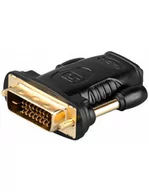 Adaptery i przejściówki - Goobay Wentronic HDMI F / DVI-D M, SB przej$2ciówka 69931-GB - miniaturka - grafika 1