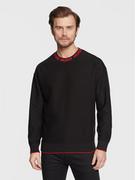 Swetry męskie - Hugo Sweter Smarlo 50474813 Czarny Regular Fit - miniaturka - grafika 1