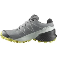 Buty trekkingowe damskie - Salomon Speedcross Gore-tex damskie buty trekkingowe, Sharkskin, 42 2/3 EU - miniaturka - grafika 1